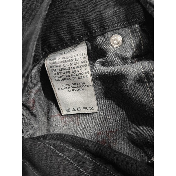 True Religion Jeans Women’s Size 27 Black Denim Skinny World Tour White Stitch - Picture 10 of 13